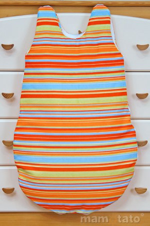 Śpiworek - Paseczki pomarańczowe.